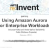 (DAT312) Using Amazon Aurora for Enterprise Workloads | PPT
